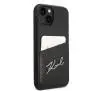 Etui Karl Lagerfeld Signature Logo Cardslot KLHCP14MCSSK do iPhone 14 Plus