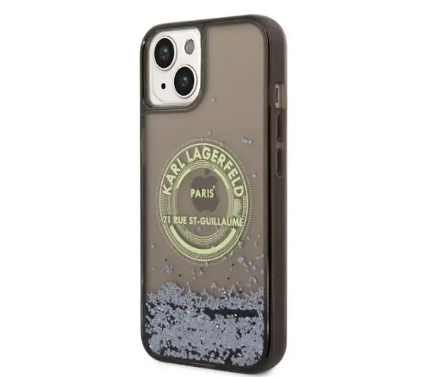 Karl Lagerfeld Liquid Glitter RSG KLHCP14MLCRSGRK do iPhone 14 Plus