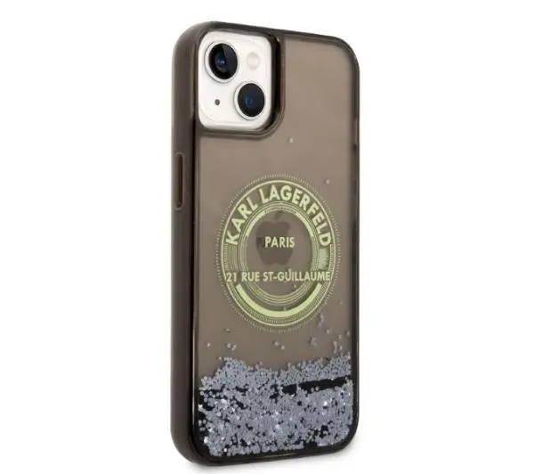 Karl Lagerfeld Liquid Glitter RSG KLHCP14MLCRSGRK do iPhone 14 Plus