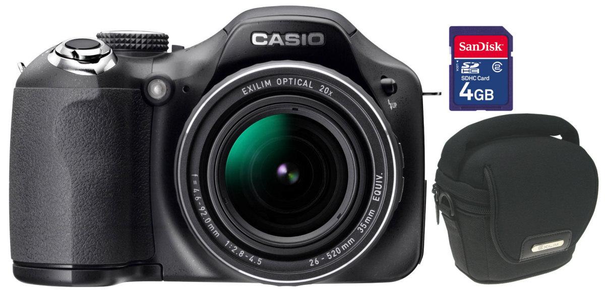 Casio EXILIM Pro EX-FH20 + torba + karta