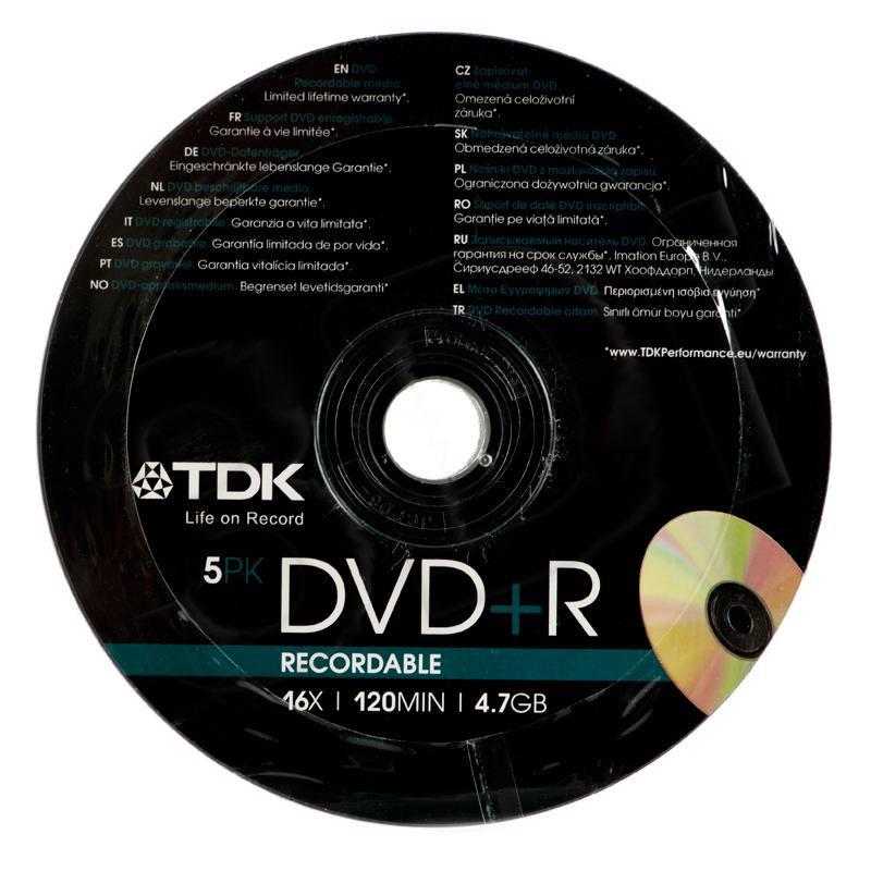 TDK DVD+R (5 szt.)