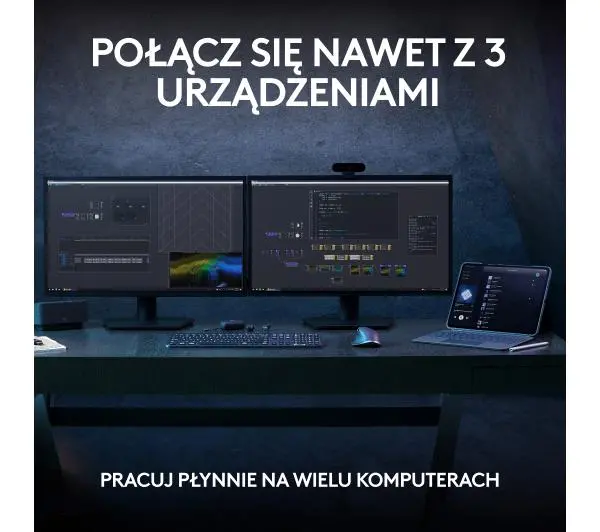 Logitech MX Keys S + podpórka Grafitowy - Kup na Raty - RRSO 0%