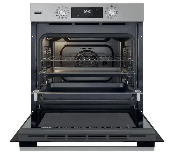 Whirlpool OMSK58HU1SX Termoobieg Srebrno-czarny - DRUGI -30%, ALBO 5-TY ZA 1ZŁ - Kup na Raty - RRSO 0%