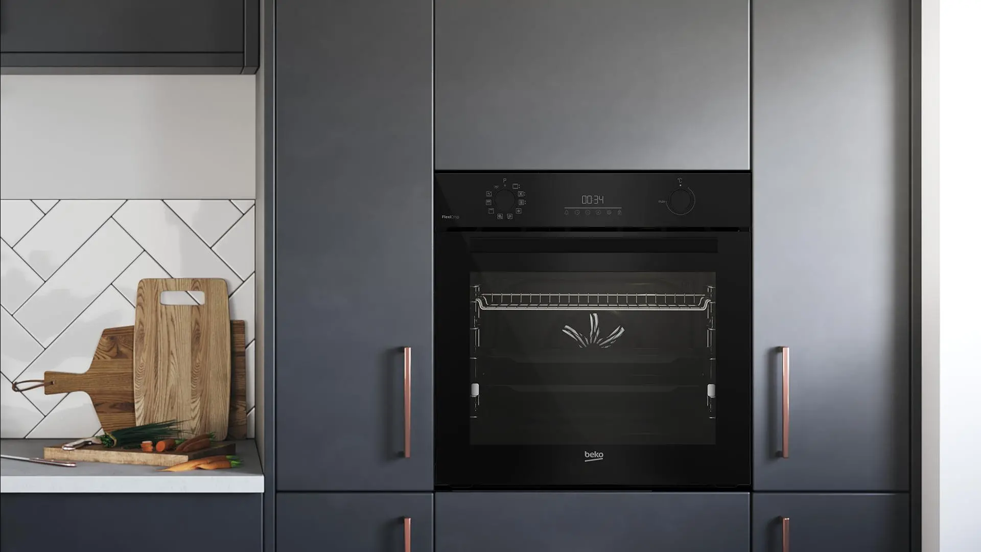 Piekarnik elektryczny Beko BBIM17300BMPEF b300 AeroPerfect Termoobieg Czarny