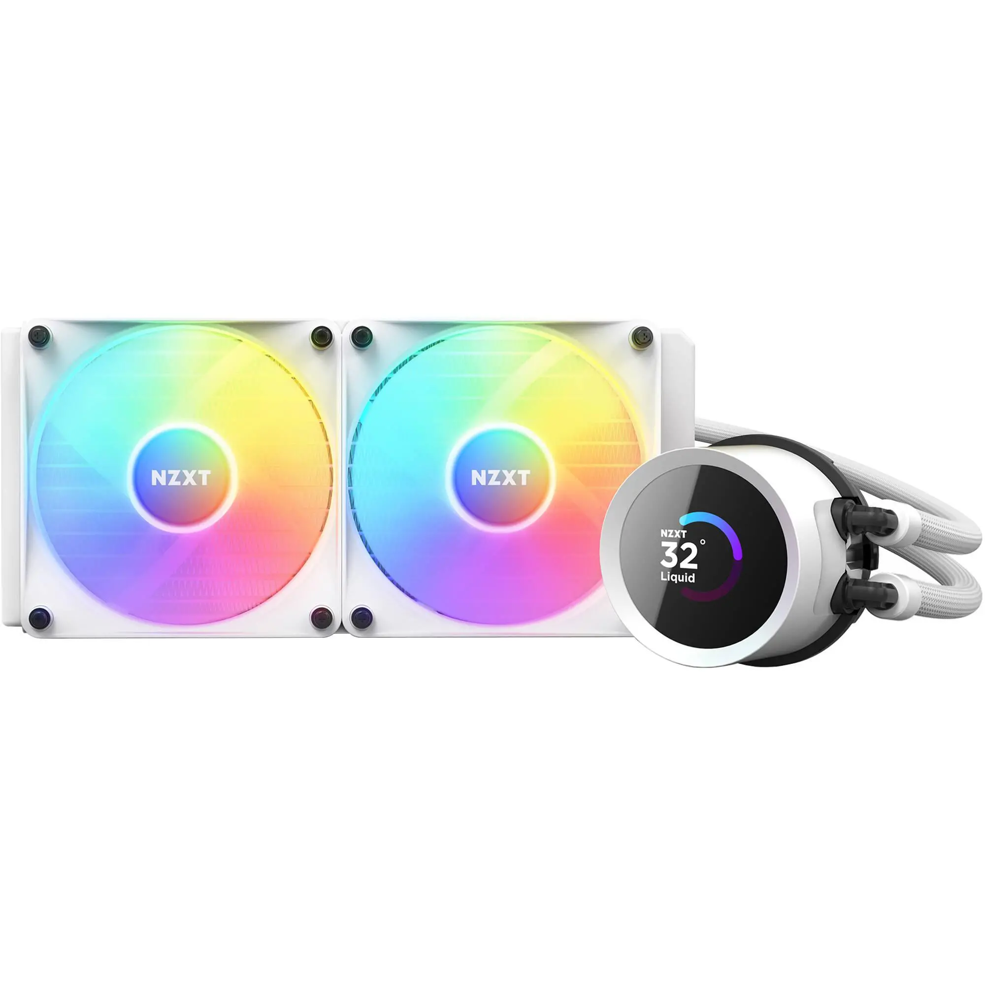 фото Водяное охлаждение NZXT Kraken 240 RGB White (RL-KR240-W1) 3
