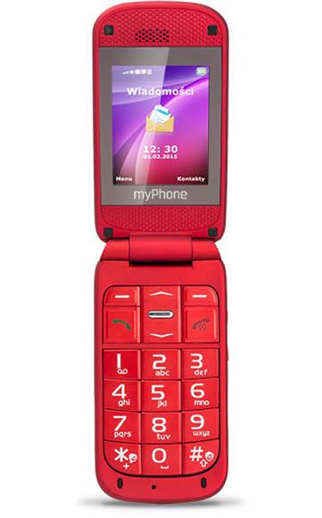 Telefon myPhone Metro (czerwony)
