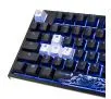 Klawiatura mechaniczna Ducky One 2 Backlit PBT RGB Cherry MX Blue Czarny