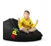 Pufa dla dzieci Diablo Chairs KIDO Tkanina Czarny