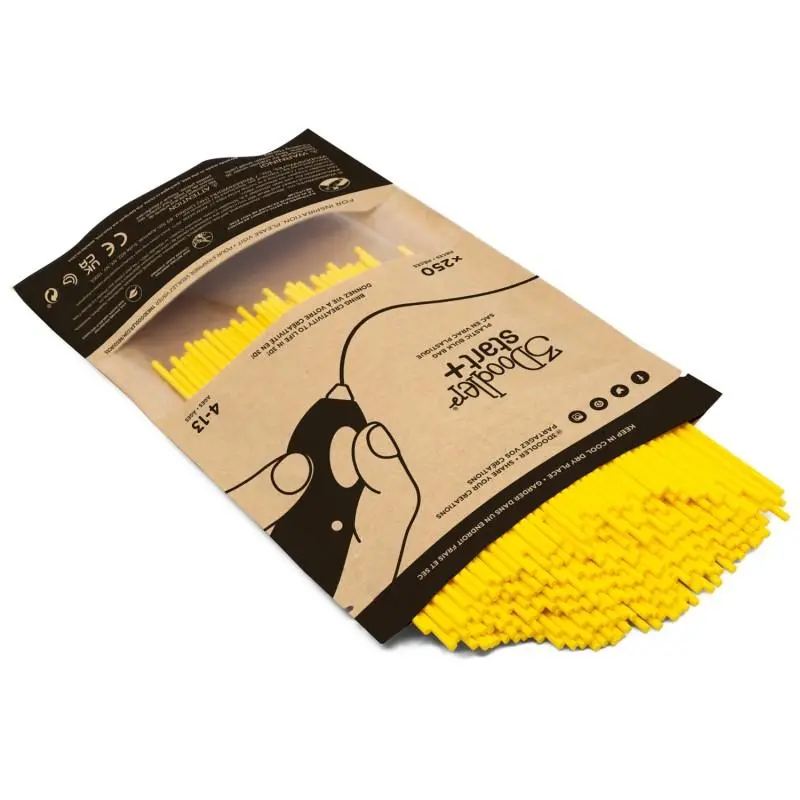 Filament 3Doodler 3DS-ECO04-YELLOW-250 Start Eko 2,5mm 250szt. Lemon Zest