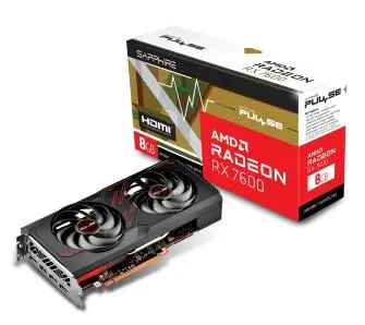 Karta graficzna Sapphire technology Pulse Radeon RX 7600 8GB GDDR6 128bit FSR