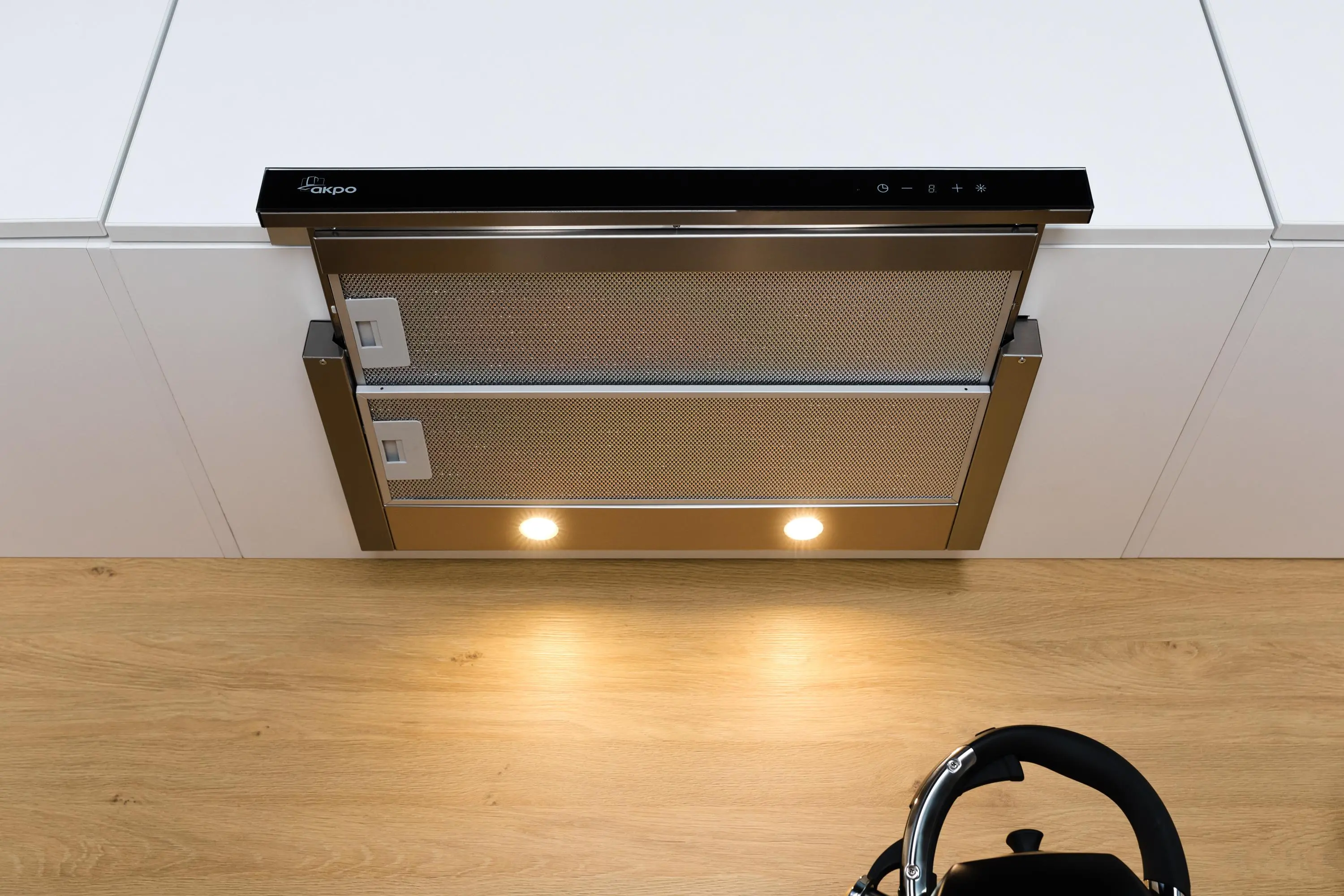 Фото Витяжка телескопічна Akpo WK-7 Light Glass Touch 50 Inox