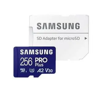 Karta pamięci Samsung PRO Plus microSDXC 256GB U3 A2 V30