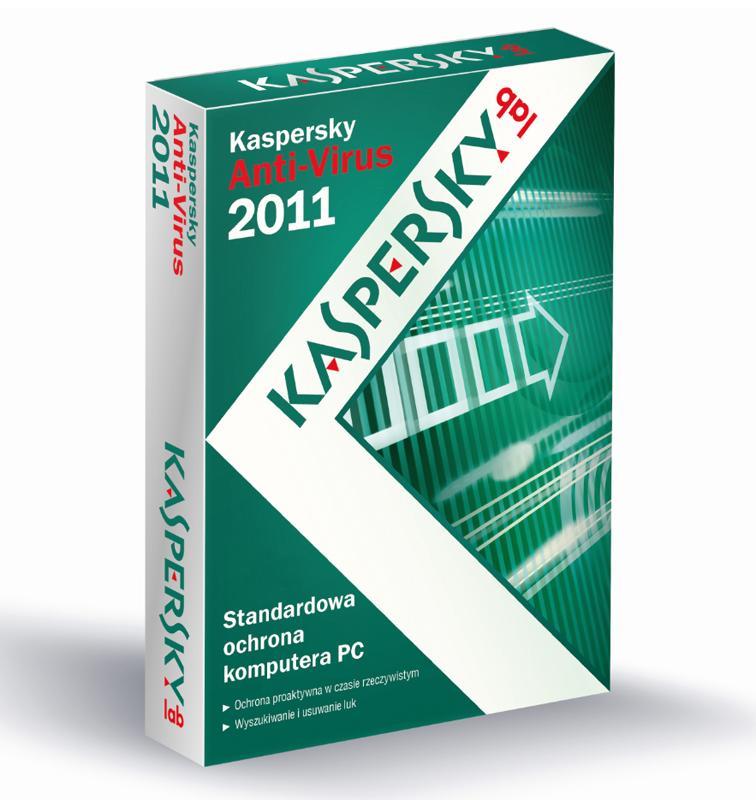 Kaspersky Antivirus 2011 dla MAC - 1stan/12m-cy (BOX)