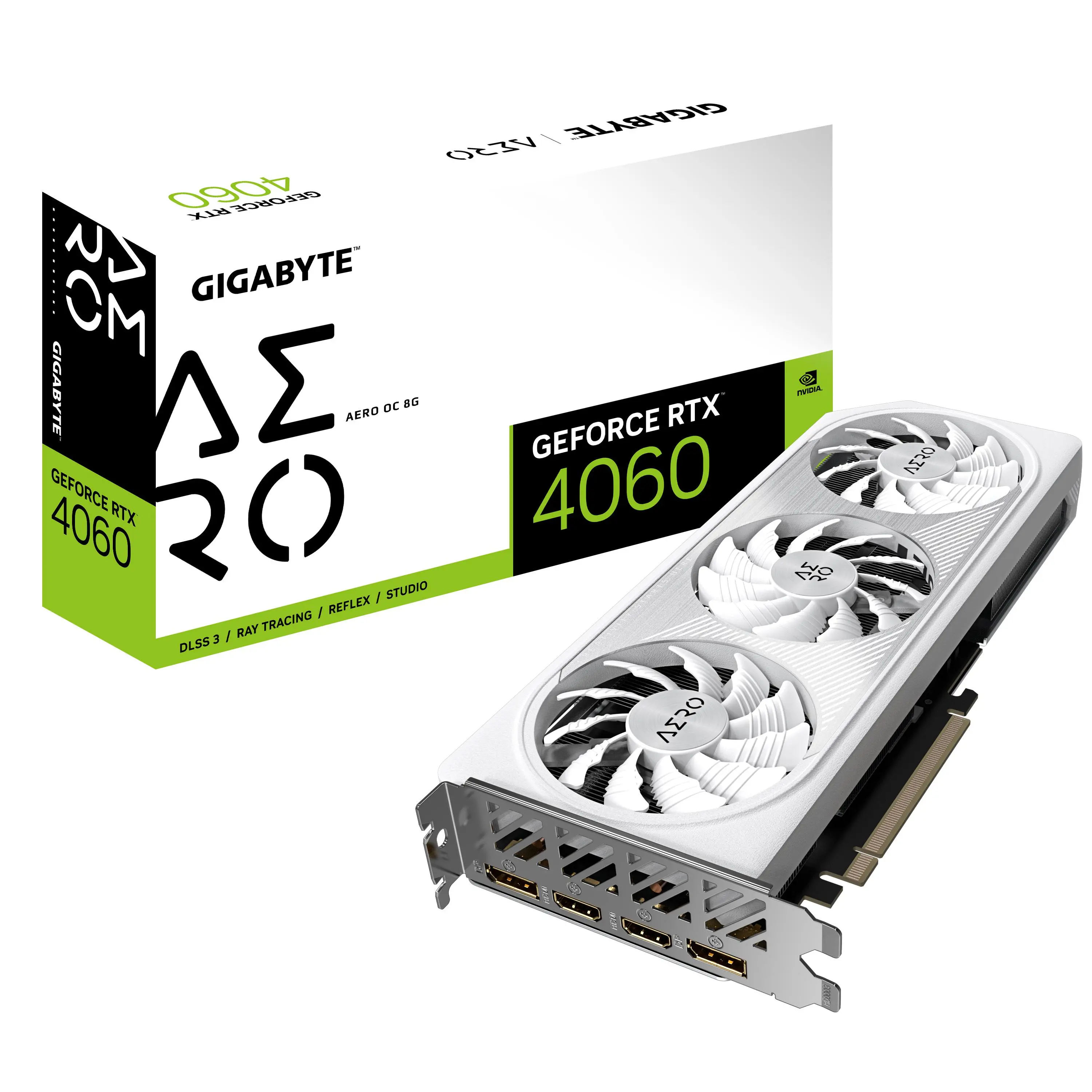 Karta graficzna Gigabyte GeForce RTX 4060 AERO OC 8GB GDDR6 128bit DLSS 3