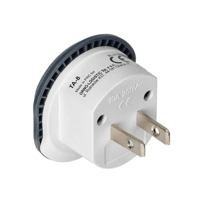 Adapter podróżny Virone TA-8 - 250V, 10A