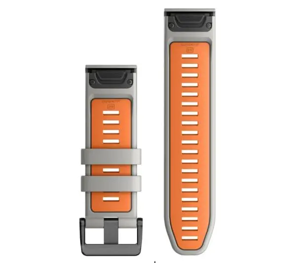 Garmin QuickFit 26 silikon Szaro-pomarańczowy