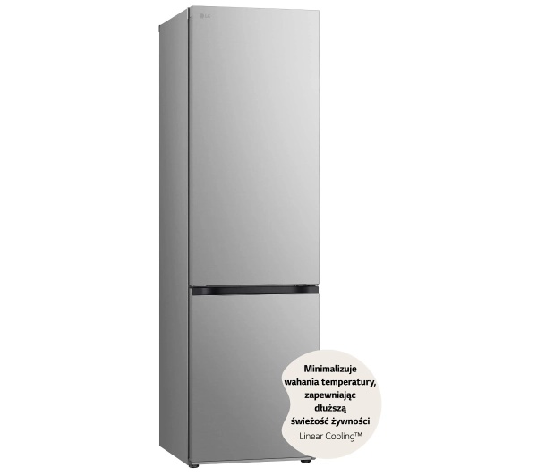 LG GBV7280DPY Pełny No Frost 203cm Szuflada z kontrolą wilgotności Srebrny - Kup na Raty - RRSO 0%