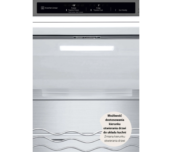 LG GBV7280DPY Pełny No Frost 203cm Szuflada z kontrolą wilgotności Srebrny - Kup na Raty - RRSO 0%