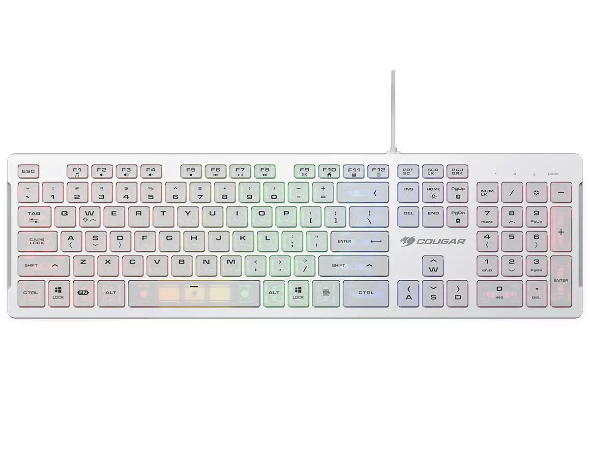 Klawiatura membranowa Cougar Vantar S Biały