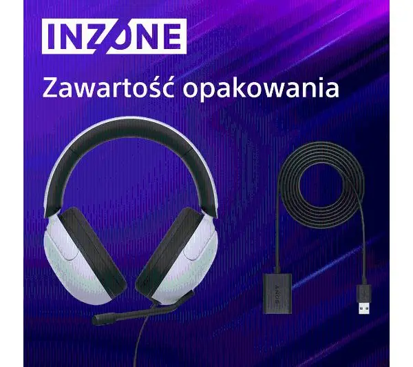Sony INZONE H3 Nauszne Biały