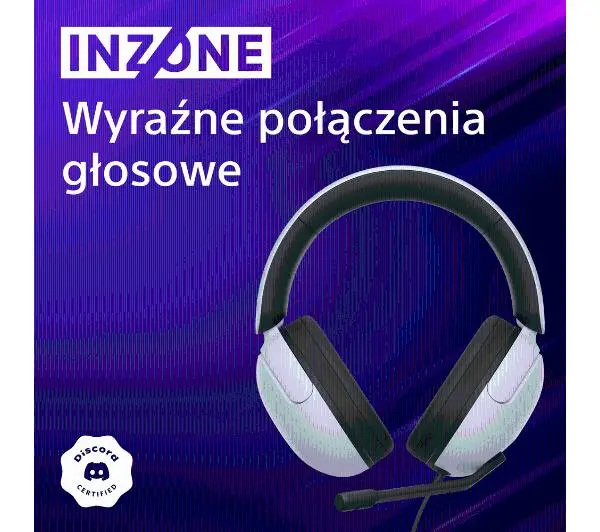 Sony INZONE H3 Nauszne Biały