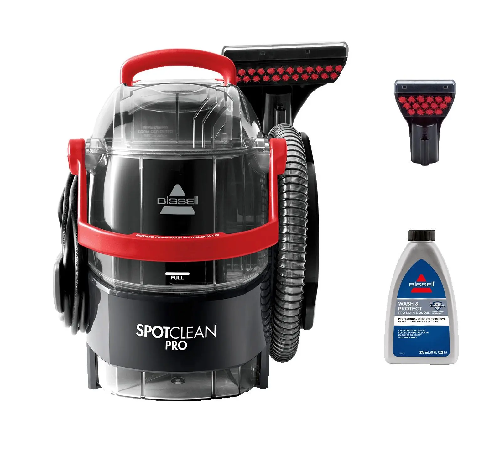 Odkurzacz Bissell SpotClean Professional 1558N B 750W Ssawka do prania tapicerki