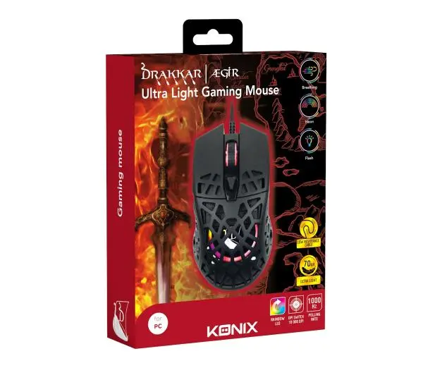 Konix Drakkar Aegir Ultra Czarny
