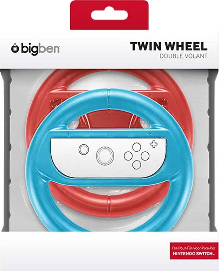 Kierownica BigBen SWITCHDUALWHEEL Pack of Two Wheels dla Joy-Con