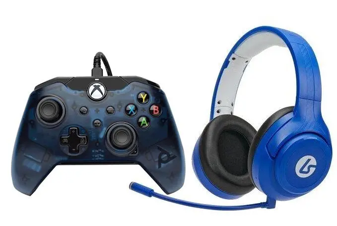 Pad PDP Xbox Series Mindnight Blue do Xbox, PC Przewodowy słuchawki LucidSound LS15X