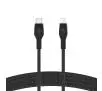 Kabel Belkin Braided USB-C do Lightning 1m Czarny