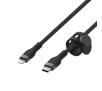 Kabel Belkin Braided USB-C do Lightning 1m Czarny
