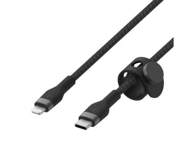 Belkin Braided USB-C do Lightning 1m Czarny