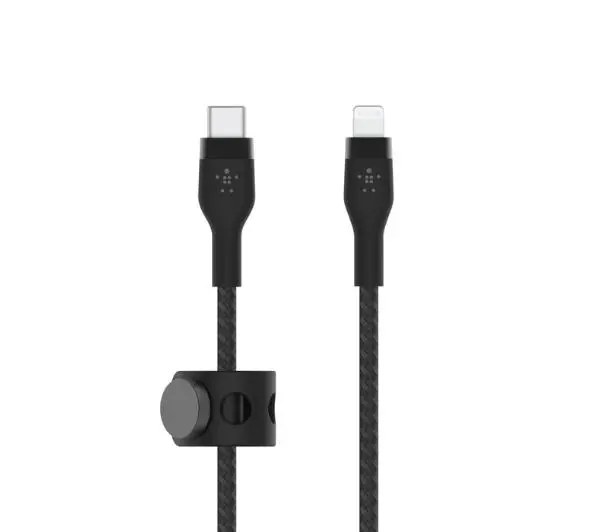 Belkin Braided USB-C do Lightning 1m Czarny