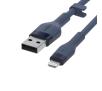 Kabel Belkin Silicone Lightning do USB-A 2m Niebieski
