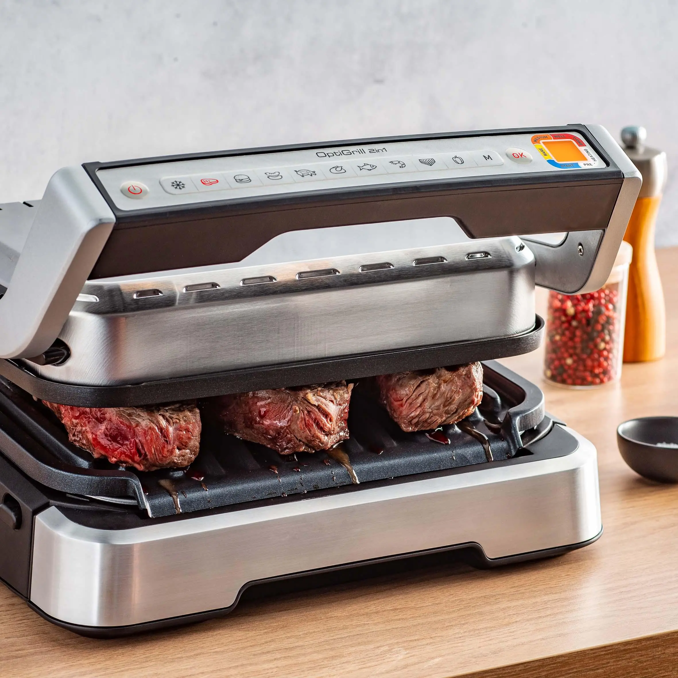 Фото Електрогриль притискний Tefal OptiGrill 2in1 GC772D30