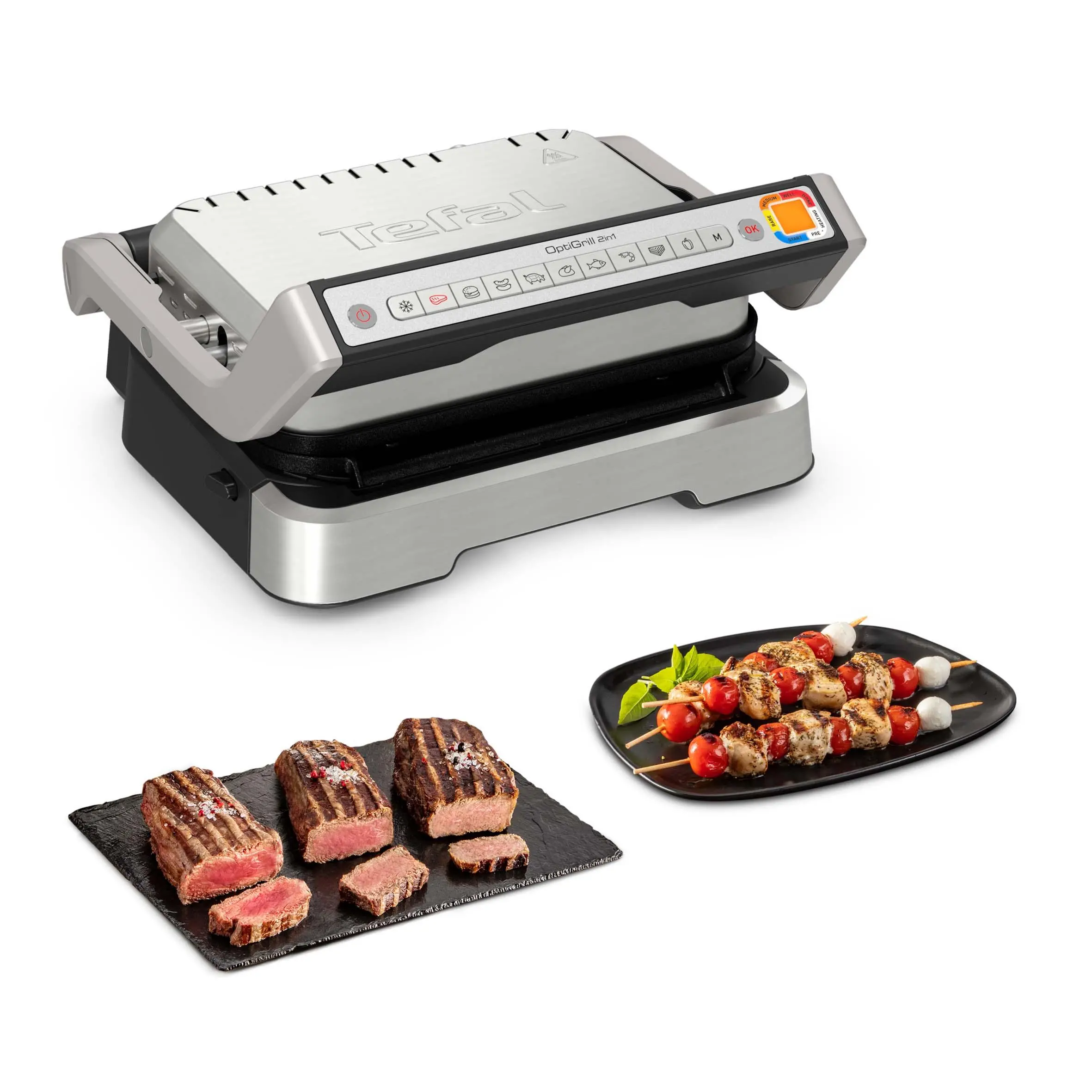 Фото Електрогриль притискний Tefal OptiGrill 2in1 GC772D30