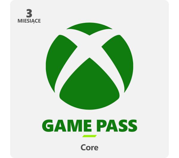 Фото - Аксесуар для приставки Microsoft Subskrypcja Xbox Game Pass Core 3 miesiące  [kod aktywacyjny]