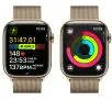 Apple Watch Series 9 GPS + Cellular koperta 45mm ze stali nierdzewnej Złota bransoleta mediolańska Złota