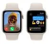 Apple Watch SE 2gen GPS + Cellular koperta 44mm z aluminium Księżycowa poświata pasek sportowa Księżycowa poświata M/L