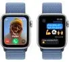 Apple Watch SE 2gen GPS + Cellular koperta 40mm z aluminium Srebrny opaska sportowa Zimowy błękit