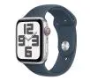 Apple Watch SE 2gen GPS + Cellular koperta 44mm z aluminium Srebrnym pasek sportowa Zimowy błękit S/M