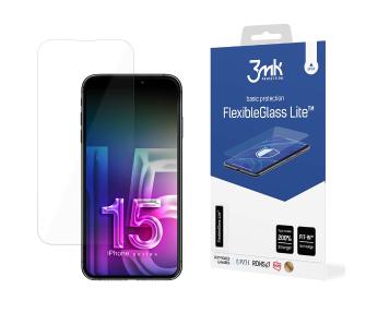 Szkło hybrydowe 3mk FlexibleGlass Lite do iPhone 15 Pro