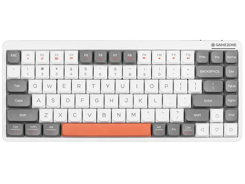 Klawiatura mechaniczna Tracer Fina 84 Outemu Red Biało-szary