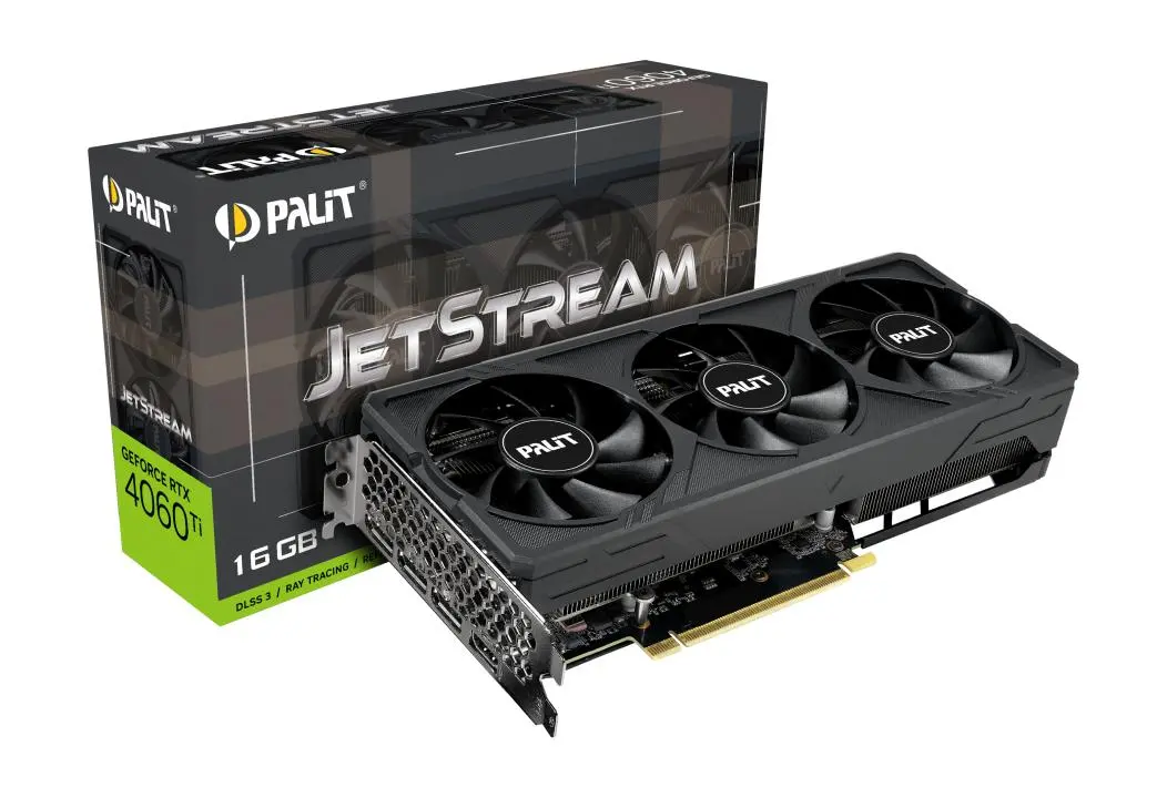 Karta graficzna Palit GeForce RTX 4060 Ti JetStream 16GB GDDR6 128bit DLSS 3