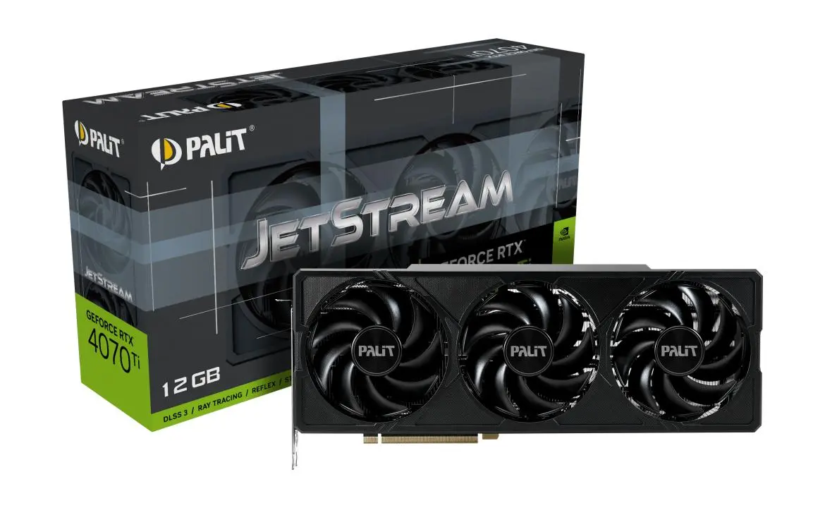 Karta graficzna Palit GeForce RTX 4070 Ti JetStream 12GB GDDR6X 192bit DLSS 3