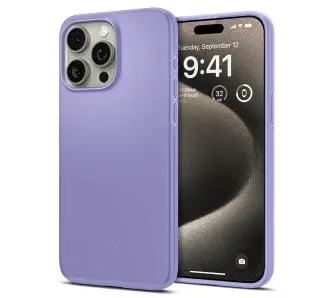 Etui Spigen Thin Fit do iPhone 15 Pro Max Purpurowy