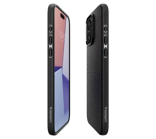 Spigen Liquid Air do iPhone 15 Pro Max Czarny