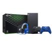 Konsola Xbox Series X 1TB z napędem + dodatkowy pad (niebieski) + słuchawki LucidSound LS15X (niebieski)