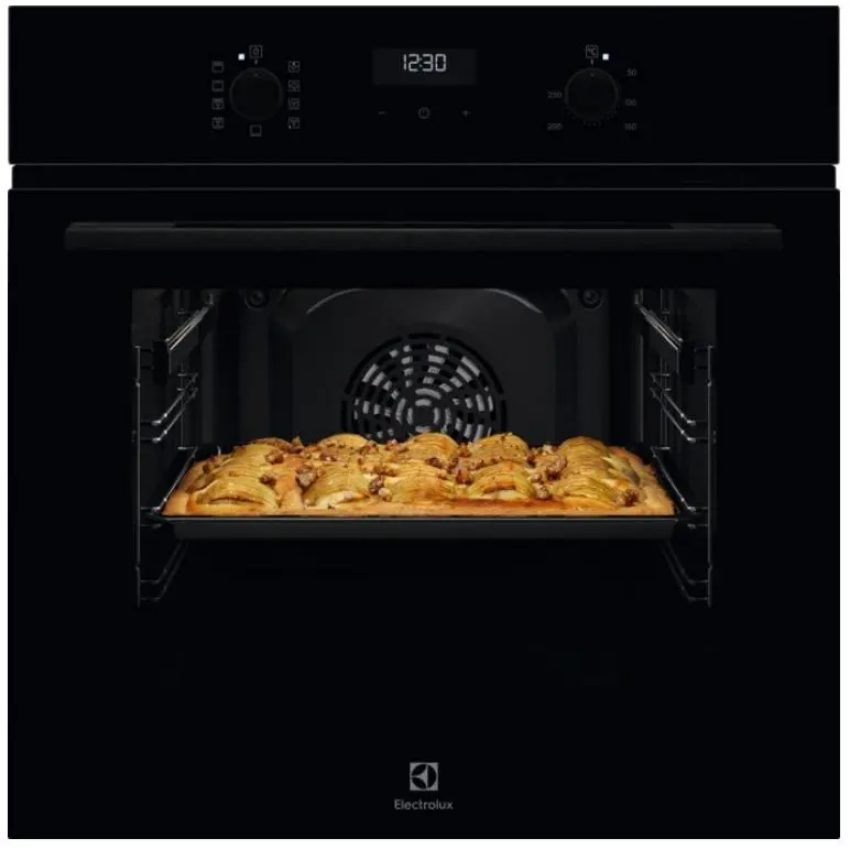 Piekarnik elektryczny parowy Electrolux 600 SteamBake EOD5H70BZ Termoobieg Czarny