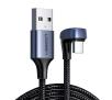 Kabel UGREEN USB 2,0 do USB-C 1m Czarny